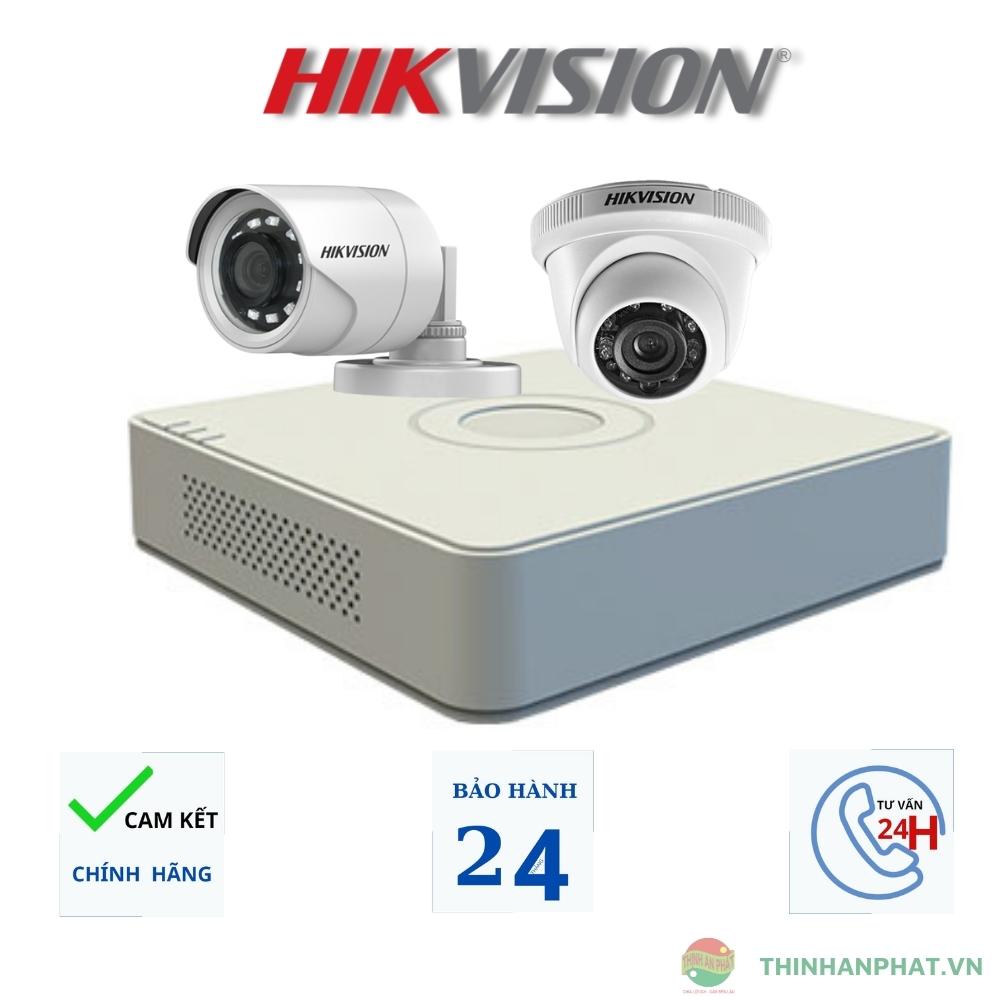 Trọn Bộ 2 Camera Hikvision FULL HD